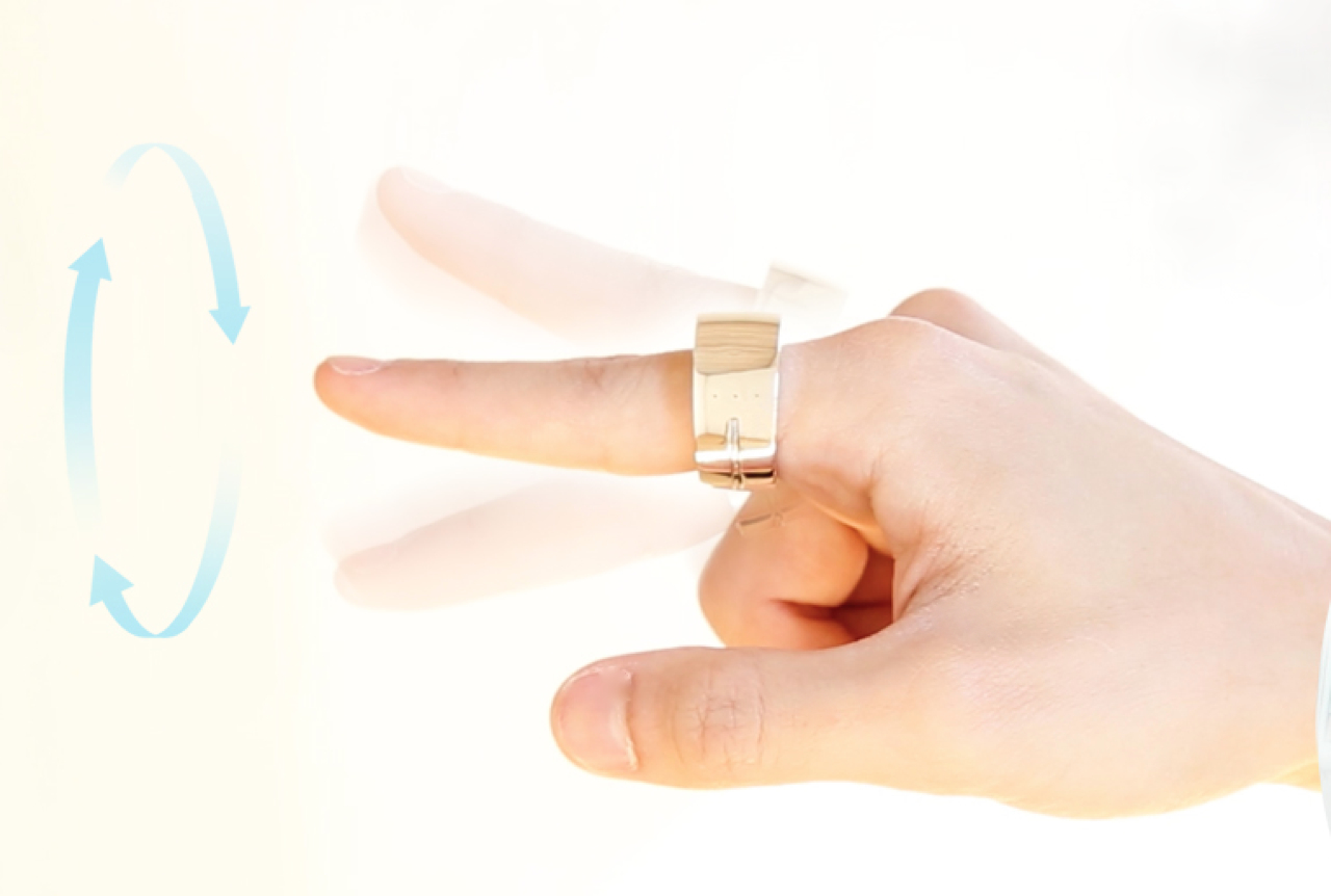 Crowdfunded, gesture controlled, bluetooth ring