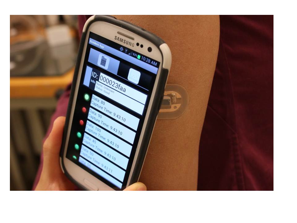 Sensor “band-aid” assesses physical and cognitive performance