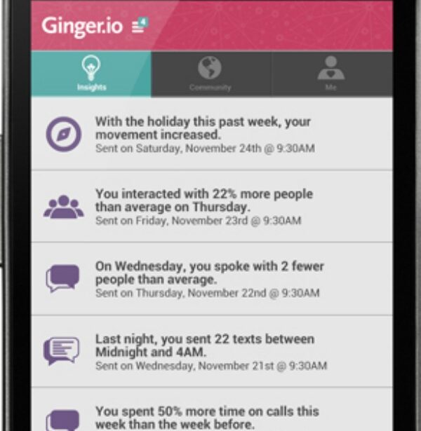 Mental health app analyzes data for early intervention ApplySci