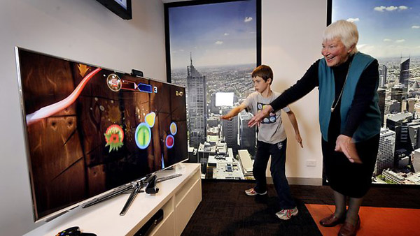 Kinect exercises to prevent senior falls