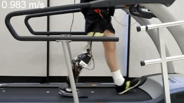 Applied robot control theory for more natural prosthetic leg movement
