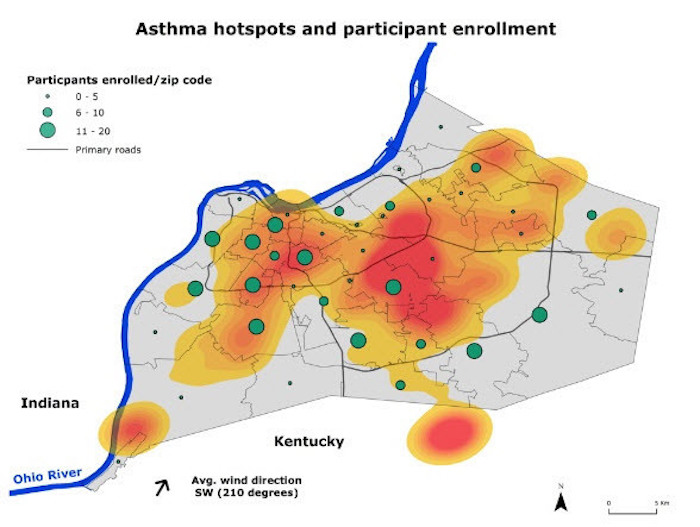 Inhaler sensors track asthma severity across cities