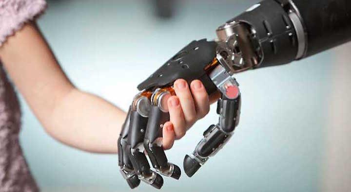 Mind controlled prosthetic fingers