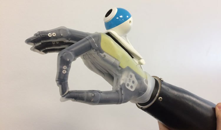 Deep learning driven prosthetic hand + camera recognize, automate required grips