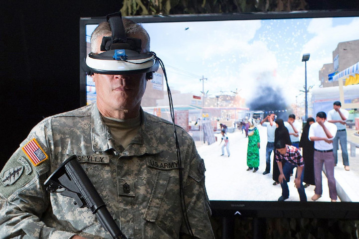 VR studied for PTSD, phobia treatment