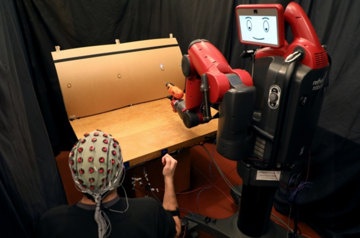 Thought, gesture-controlled robots